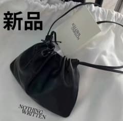 新品 NOTHING WRITTEN ナッシングリトゥン 巾着ショルダーバッグ
