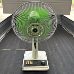 SANYO 扇風機 昭和 レトロ グリーン アンティーク EF-C30N - メルカリ
