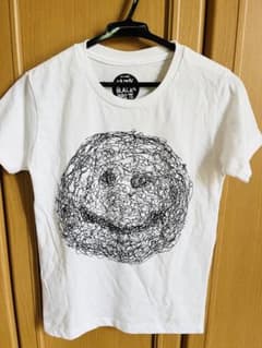 イチコンデ様/HAPPY BLACK & WHITE Mサイズ ホワイトTシャツのサムネイル