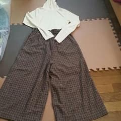 ワイドパンツ　ニットのサムネイル