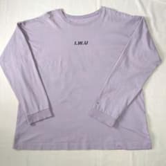 ロゴ入り長袖Tシャツ ラベンダーのサムネイル