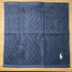RALPH LAUREN タオルハンカチ ネイビーのサムネイル
