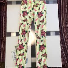 2点購入でまとめ割り♡RONI♡ロニ♡薔薇プリント♡ストライプ♡レギパン♡Mのサムネイル