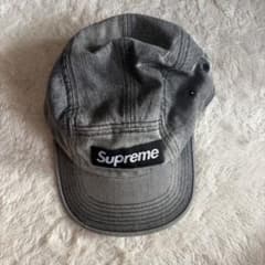 Supreme デニム キャンプキャップ グレー - メルカリ