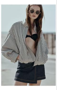 ラ*ブ様 完売品⭐︎ZARA チェック柄ボンバージャケット L み*き様 完売品⭐︎ZARA チェック柄ボンバージャケット L - メルカリ