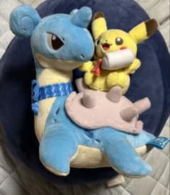 ラプラスに乗って ピカチュウ ぬいぐるみ　ポケモンセンター限定　2018年のサムネイル