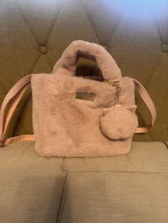 【美品】kate spade NEW YORK キッズ ファー ショルダーバッグのサムネイル