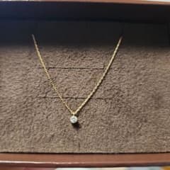 agete アガット 18k  ダイヤモンドネックレスのサムネイル