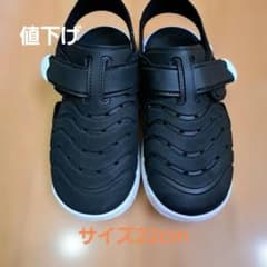 【美品】adidas サンダル CLOUDFOAM ブラック 22cmのサムネイル