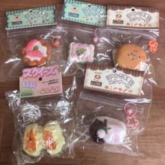 スクイーズ まとめ売り 5点セット 食品モチーフ ヒロコーポレーション