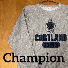 Champion リバースウィーブ　クルーネックスウェット　グレーのサムネイル