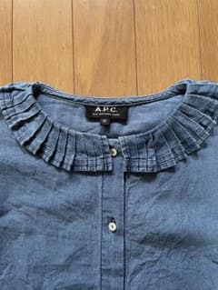 A.P.C デニムフリルシャツのサムネイル