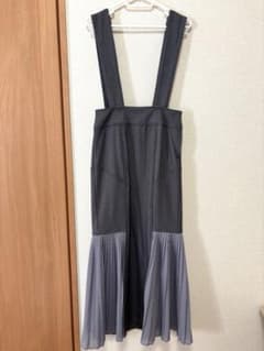 サスペンダー付きタイトスカート　サイズ:1　LILY BROWN　リリーブラウン