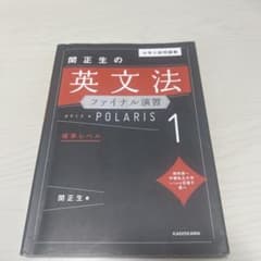 大学入試問題集 関正生の英文法ファイナル演習ポラリス[1 標準レベル]のサムネイル