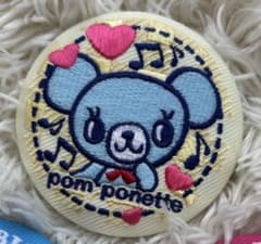 pom ponette 刺繍ピンバッジ ナルミヤ 刺繍 缶バッチ ポンポネットのサムネイル