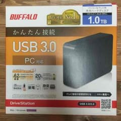 BUFFALO外付けハードディスクのサムネイル