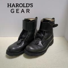 HAROLD'S　GEAR　ハロルズギア　ライディングブーツ HAROLD'S GEAR ハロルズギア ワークブーツ 本革 黒 ブラック
