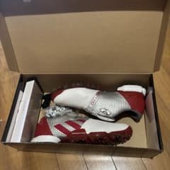 adidas adizero ゴルフシューズ ホワイト/レッド　超美品のサムネイル