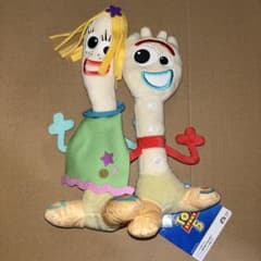 토이 스토리 5 페어 봉제 인형 포키 & 카렌 비벌리