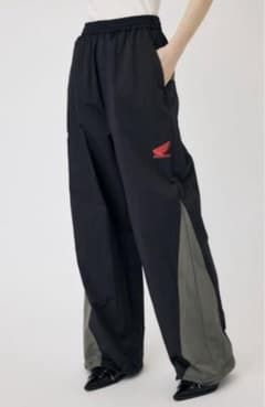 moussy マウジー　HONDA RACING パンツ完売品　BLK サイズ2のサムネイル