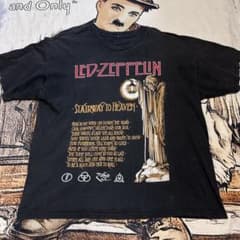 LED ZEPPELIN ロックT バンドT ヴィンテージTシャツ ブラックのサムネイル