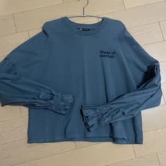 ZARA グレー 長袖 トレーナー フリル付きのサムネイル