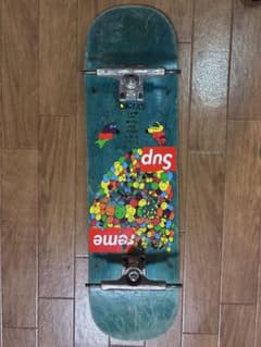 supremeのデッキにACEのトラックコンプリート (ウィールなし) supremeのデッキにACEのトラックコンプリート (ウィールなし) - メルカリ