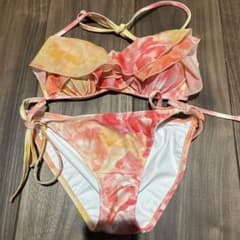 リップサービス花柄 フリル セパレート水着 ビキニのサムネイル