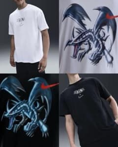 NIKE 遊戯王 ソロスウッシュ Tシャツ グレー サイズL 日本限定 Nike 遊戯王 メンズソロスウッシュTシャツ グレー(日本限定
