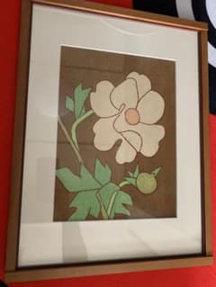 熊谷守一「牡丹（生前版画）」木版画41/280 くまがいもりかず お値下げ中 m17751852609_1.jpg?1619413653