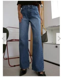 Semi Flared Denim II Sサイズ 青のサムネイル