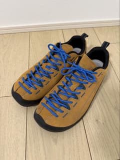 KEEN メンズ JASPER スニーカー アウトドア キャンプ ブラウン 青 