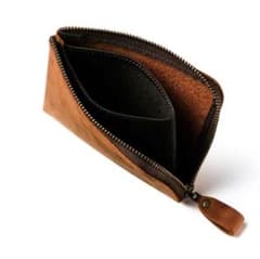 やま様専用　 ナポレオンカーフ ボナパルトL字ファスナー(ブラウンフォース)のサムネイル