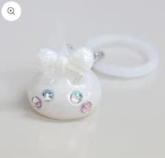 ホワイトパール ほっぺちゃん めじるしアクセサリー サン宝石 モノトーンのサムネイル
