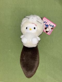 ハローキティ　しっぽ倶楽部　ぬいぐるみ　ねこ　マスコット　キーホルダー ハローキティ しっぽ倶楽部 ぬいぐるみ ねこ マスコット キーホルダー
