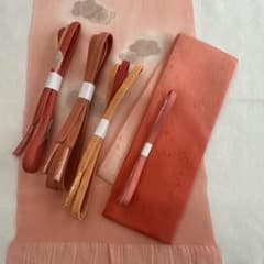 帯締め帯揚げ重ね衿セット　正絹のサムネイル