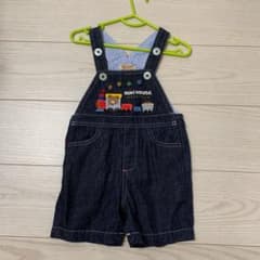 ミキハウス ダブルビー オーバーオール 80のサムネイル