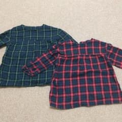 無印良品 女の子用トップス90サイズ２枚セット♪のサムネイル