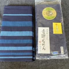会津もめん かねろく 反物 正藍染のサムネイル