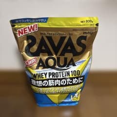 SAVAS AQUA ホエイプロテイン100 レモン風味 800gのサムネイル