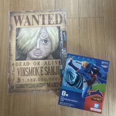 【未開封】ワンピース 一番くじ サンジ フィギュア ポスター セットのサムネイル