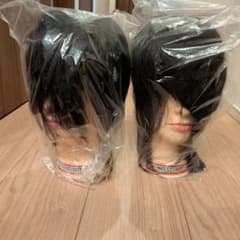 レジーナ LC-50T 黒色ウィッグ 2個セットのサムネイル