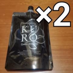 バランローズ KUROクリームシャンプー ナチュラルブラック 400g × 2