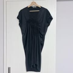 ISSEY MIYAKE】 イッセイミヤケドレープワンピース ブラック 美品