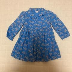 専用⑦ベビーギャップ　花柄ワンピースとデニムワンピースのセットのサムネイル