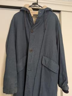 HELMUT LANG 1998年ダークブルー モッズコート - メルカリ