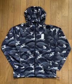 新品 ユニセックス PUMA x SAYSKY ランニングジャケット 北欧 波柄