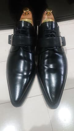 DSQUARED2 ブラックレザードレスシューズ値段交渉OK - メルカリ