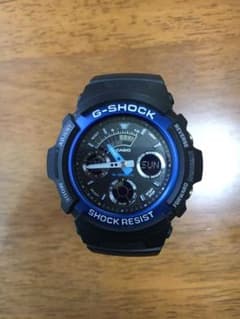 更に値下げ！CASIO G-SHOCK AW-591-2AJF Gショック 青黒のサムネイル