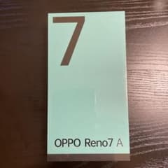 OPPO RENO 7 A 新品未開封　ドリームブルーのサムネイル